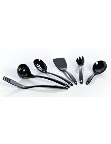 Set 6 accesorios de melamina para cocina. Gimex black 1938  - 2 