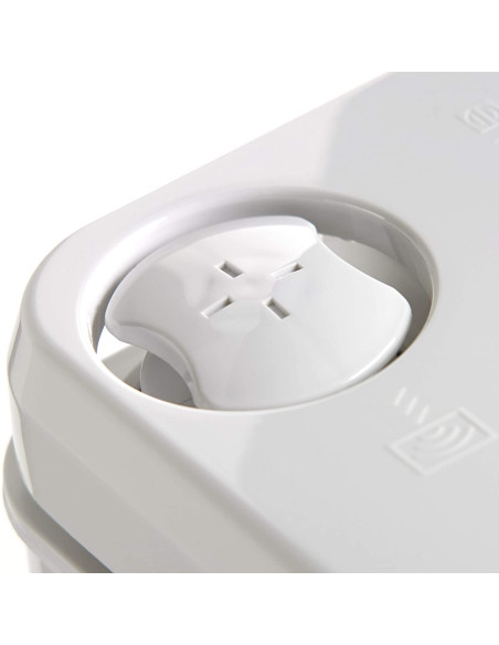 WC portátil descarga agua a presión, blanco/beige. Dometic Poti 972  - 6 