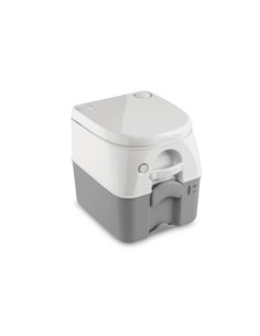 WC portátil descarga agua a presión blanco/gris. Dometic Poti 976 gris  - 1 