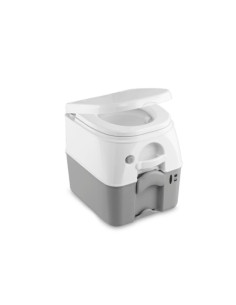 WC portátil descarga agua a presión blanco/gris. Dometic Poti 976 gris  - 1  2
