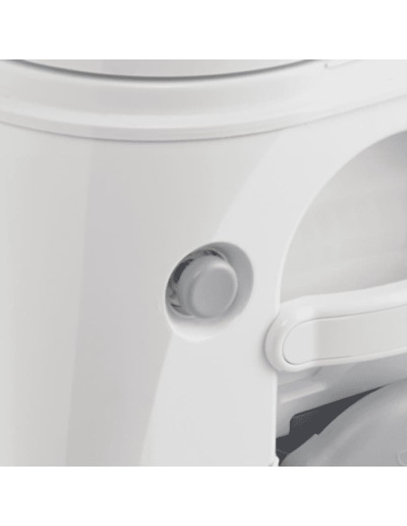 WC portátil descarga agua a presión blanco/gris. Dometic Poti 976 gris  - 3 