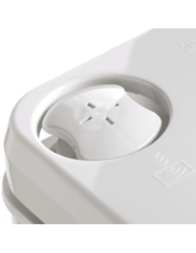 WC portátil descarga agua a presión blanco/gris. Dometic Poti 976 gris  - 5 