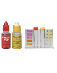 Analizador comparador niveles cloro/bromo + pH agua piscina. Gre 40060  - 1 