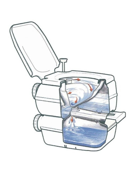 Baño químico portátil Camper y autocaravana. Fiamma Bi Pot 30 01356-01  - 2 