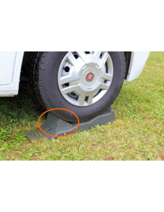 Juego topes bloqueo rueda en calzos. Fiamma Chock Level 97901-037  - 1 