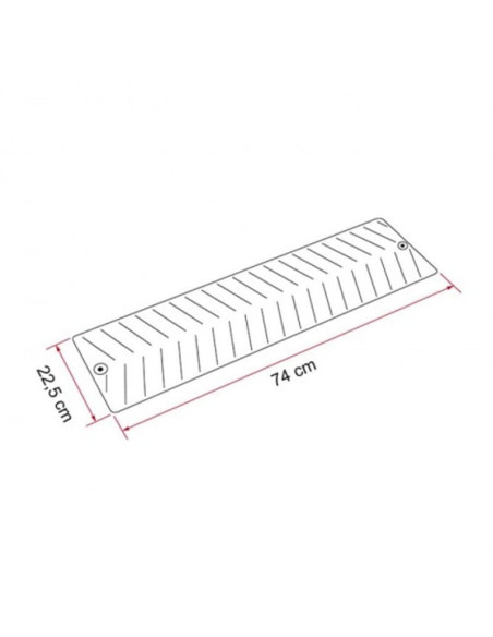 Placas antideslizantes 74x22,5cm. FIAMMA Grip System 2pzs  - 5 