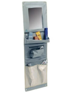Porta objetos de colgar de 4 bolsillos y espejo. 53205  - 1 
