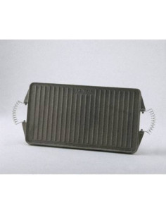 Plancha hierro fundido 24X44cm para asados  - 1 