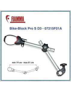 Brazo articulado sujeción bicicleta. Fiamma Block Pro SD 3 07215F01  - 1 