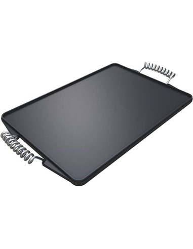 Plancha premium hierro fundido reversible, negro 44x24x5cm. 2000014577  - 3 