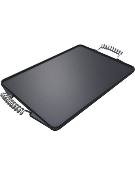 Plancha premium hierro fundido reversible, negro 44x24x5cm. 2000014577  - 3 