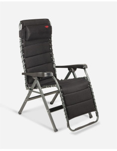 Tumbona relax multiposiciones acolchada negro Crespo AP-232 Air Deluxe  - 1 