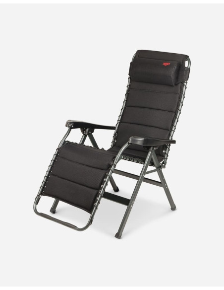 Tumbona relax multiposiciones acolchada negro Crespo AP-232 Air Deluxe  - 2 