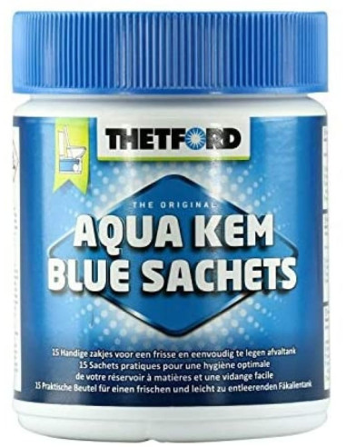 Bolsitas para WC químico, 15 unds. Thetford Aqua Kem Blue Sachet  - 1 