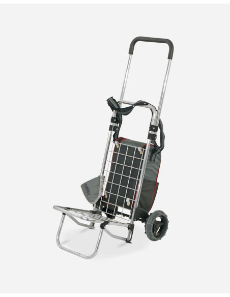 Carrito portaobjetos playa plegable + nevera térmica tela Crespo Al120  - 1 