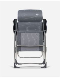 Sillón aluminio extra plano respaldo 7 posiciones con cabezal compact. Crespo Al-215C - 1 2