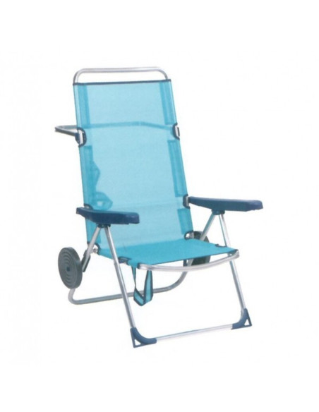 Silla playera plegable y abatible con ruedas. Alco 670ALFRD/30  - 1 