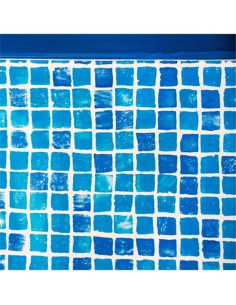 Liner para piscina acero redonda ø350x132cm. Gre gresite FPR357  - 1 