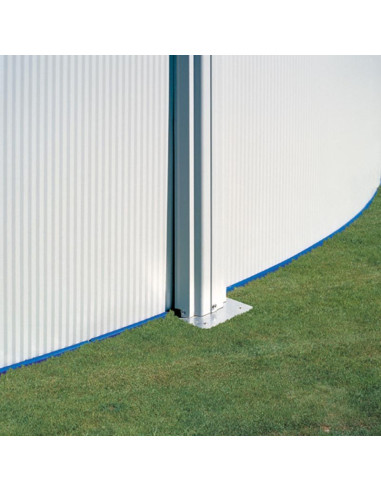 Piscina elevada redonda chapa blanca Ø460x120cms. Gre KIT460ECO  - 3 