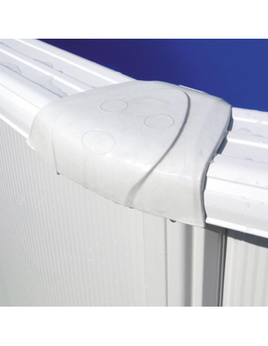 Piscina elevada redonda chapa blanca Ø350x120cms. Gre KIT350ECO  - 3 