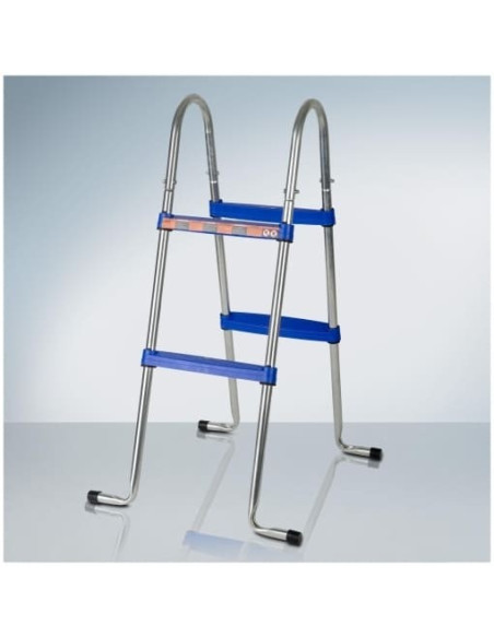 Escalera tijera 2x2 peldaños para piscina desmontable 98cm. Gre AR109  - 1 
