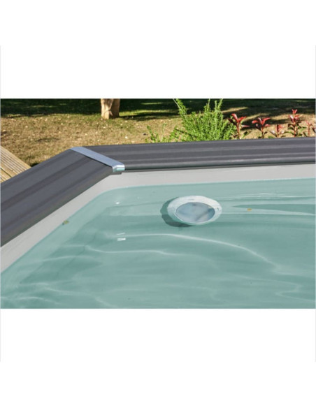 Piscina elevada ovalada 664X386↕124cms. Gre Avantgarde led KPC0V66L  - 17 