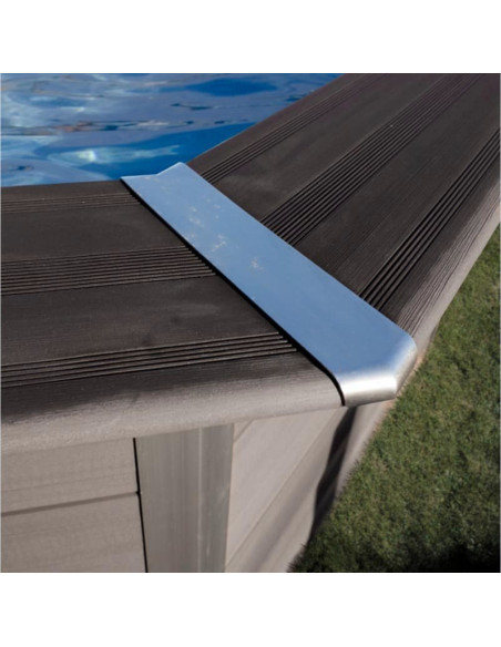 Piscina elevada ovalada 664X386↕124cms. Gre Avantgarde led KPC0V66L  - 26 