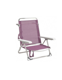 Silla playa plegable aluminio respaldo alto. Alco 6705ALF-1528  - 1 