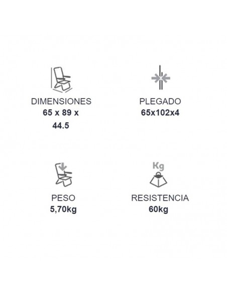 Armario cocina plegable. Aluminio 66x51x88cm. Crespo AL-107  - 5 