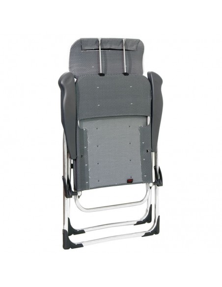 Sillón aluminio extra plano respaldo 7 posiciones con cabezal compact. Crespo Al-213C  - 3 