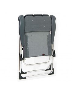 Sillón aluminio extra plano respaldo 7 posiciones con cabezal compact. Crespo Al-213C  - 1  2