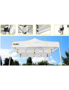 Carpa cenador automática 3x3mts. Brunner Zebò Enjoy Pro 102221N.C00  - 1  2