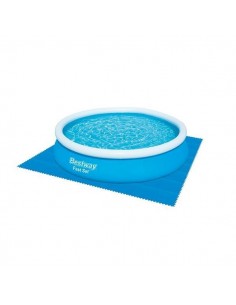 Protector suelo piscina modular 9 pzas 50x50cm.Bestway Flowclear 58220  - 1