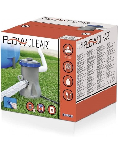 Depuradora de filtro cartucho de 1249 litros/hora ø32mm. Bestway 58381  - 7 