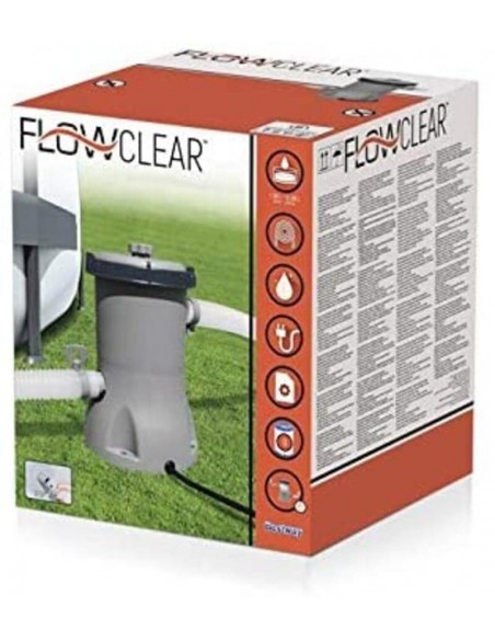 Depuradora de filtro de cartucho 2006 litros/hora ø32mm. Bestway 58383  - 5 