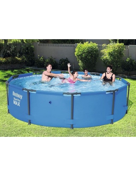Piscina Desmontable Tubular Steel Pro max Ø305x76cm. Bestway 56406  - 1 