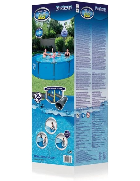 Piscina Desmontable Tubular Steel Pro max Ø305x76cm. Bestway 56406  - 6 