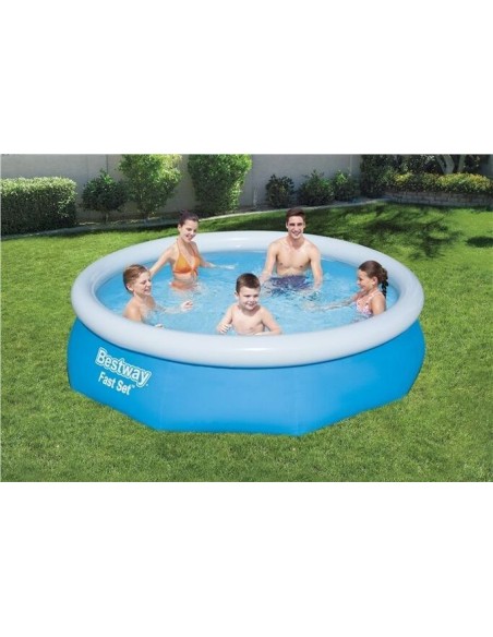 Piscina desmontable hinchable ø305x76cm + depuradora. Bestway 75270  - 1 