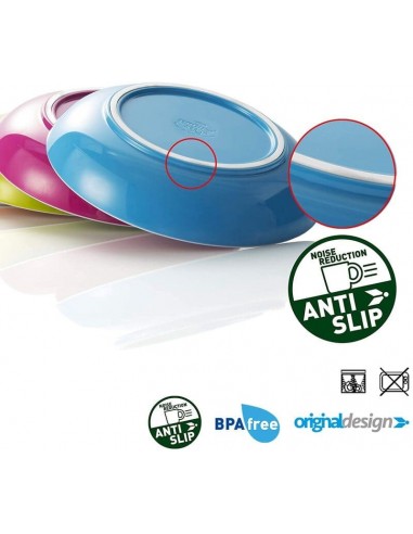 Vajilla camping 4 personas. 36 pzs Melamina azul. Brunner 0830154N.C5T  - 4 