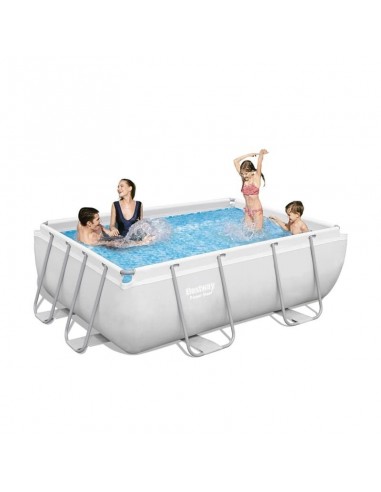 Piscina rectangular desmontable 282x196x84cm+depuradora. Bestway 56629  - 7 