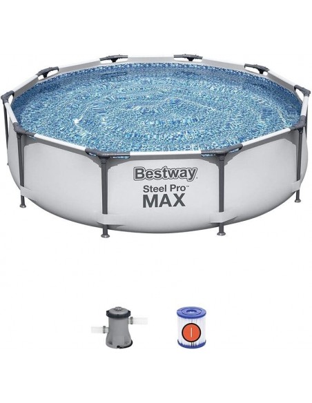 Piscina elevada tubular redonda Ø305x76cm. Bestway 56408  - 5 