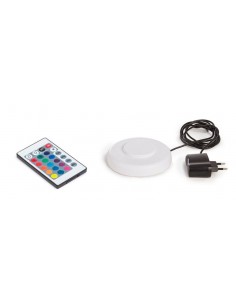 Lámpara plástico led esférica para jardín ø40cm, 16 colores + mando. Bizzotto pool garden D40  - 1  2