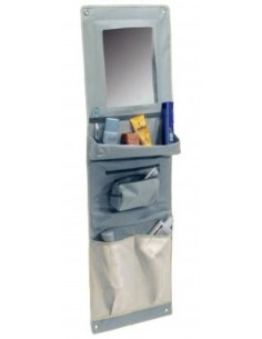 Porta objetos de colgar de 4 bolsillos y espejo. 53205  - 1