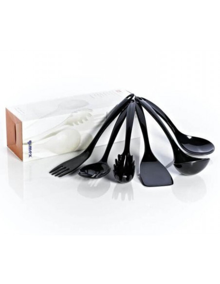 Set 6 accesorios de melamina para cocina. Gimex black 1938  - 1 