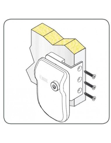 Cierre de seguridad blanco. Fiamma Safe door Frame 08022-01  - 7 