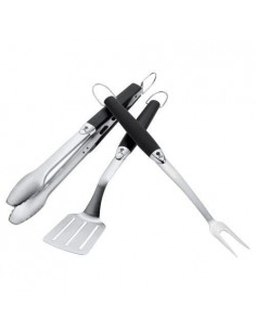 Set 3 accesorios inoxidables para barbacoa. Weber 6630  - 1 