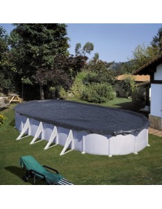 Cubierta de invierno para piscina de acero ovalada 820x460cm. Gre CIPROV731  - 1