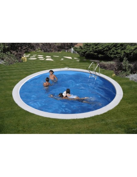 Piscina acero enterrada redonda Ø420x↕150cm. Gre Moorea KPE4259M  - 3 