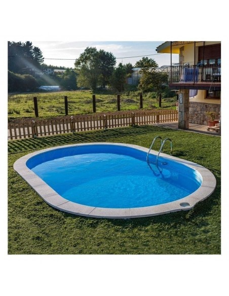 Piscina acero enterrada ovalada 700x320x120cm. Gre Sumatra KPEOV7027  - 1 
