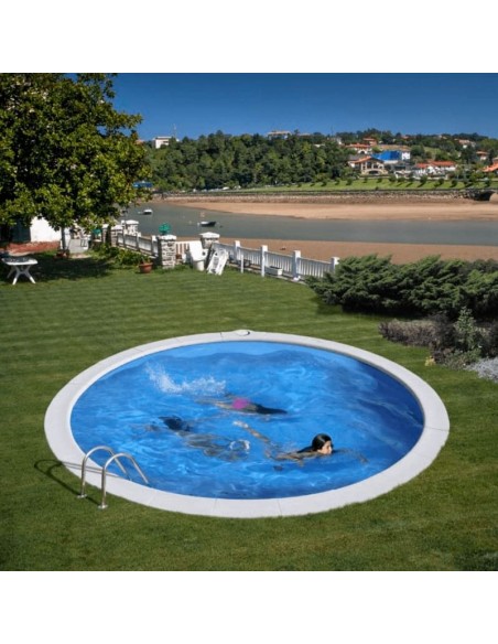 Piscina acero enterrada redonda Ø420x↕150cm. Gre Madagascar KPE4259  - 1 